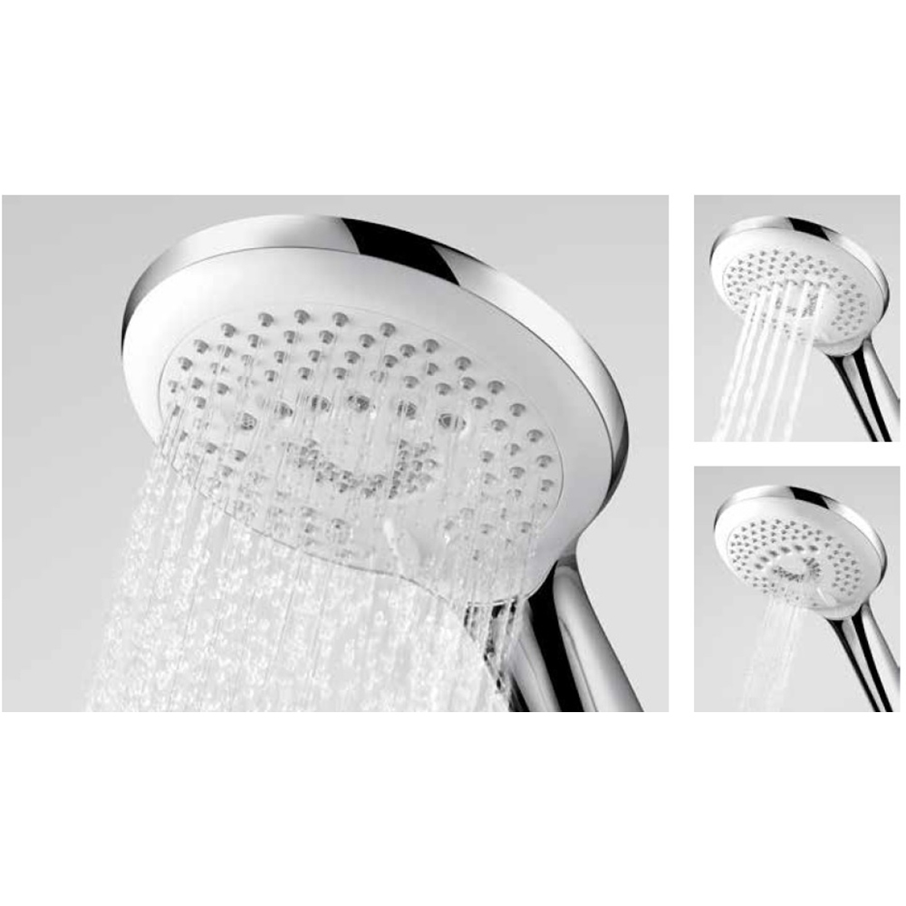 Para dus KLUDI Freshline 6790005-00, 3 functii, crom