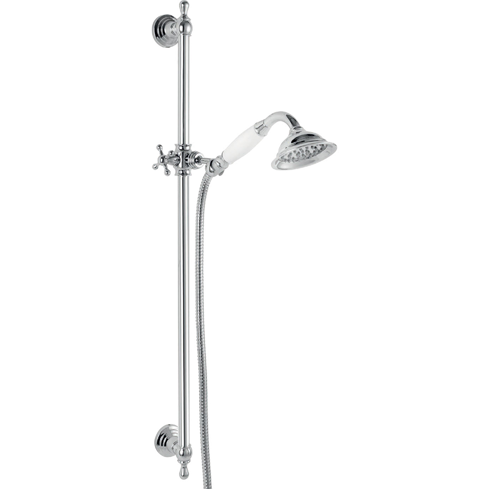 Set dus FERRO Retro N160, 1 functie, alb-crom