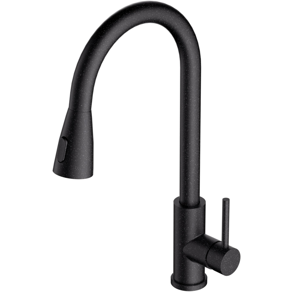 Baterie bucatarie ALVEUS Primrose G91, dus extractibil, alama sanitara, negru