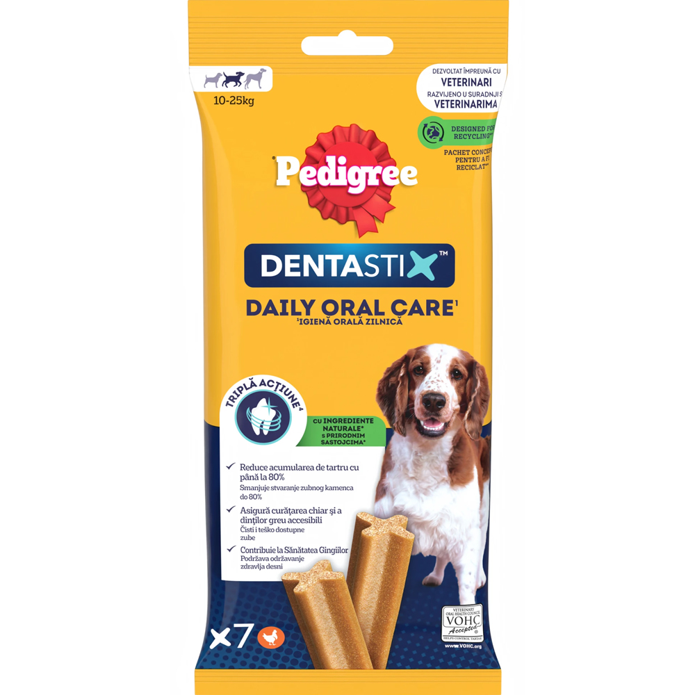 Recompensa pentru caini PEDIGREE DentaStix M, 180 g