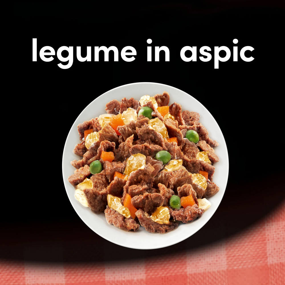 Hrana umeda pentru caini CESAR, Adult, Vita si legume in aspic, 100 g