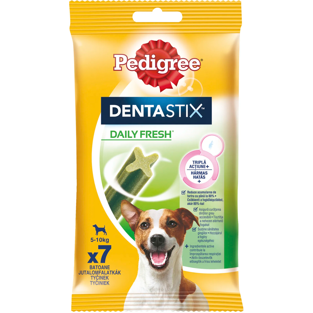 Recompensa pentru caini PEDIGREE Dentastix Eucalipt S, 110 g