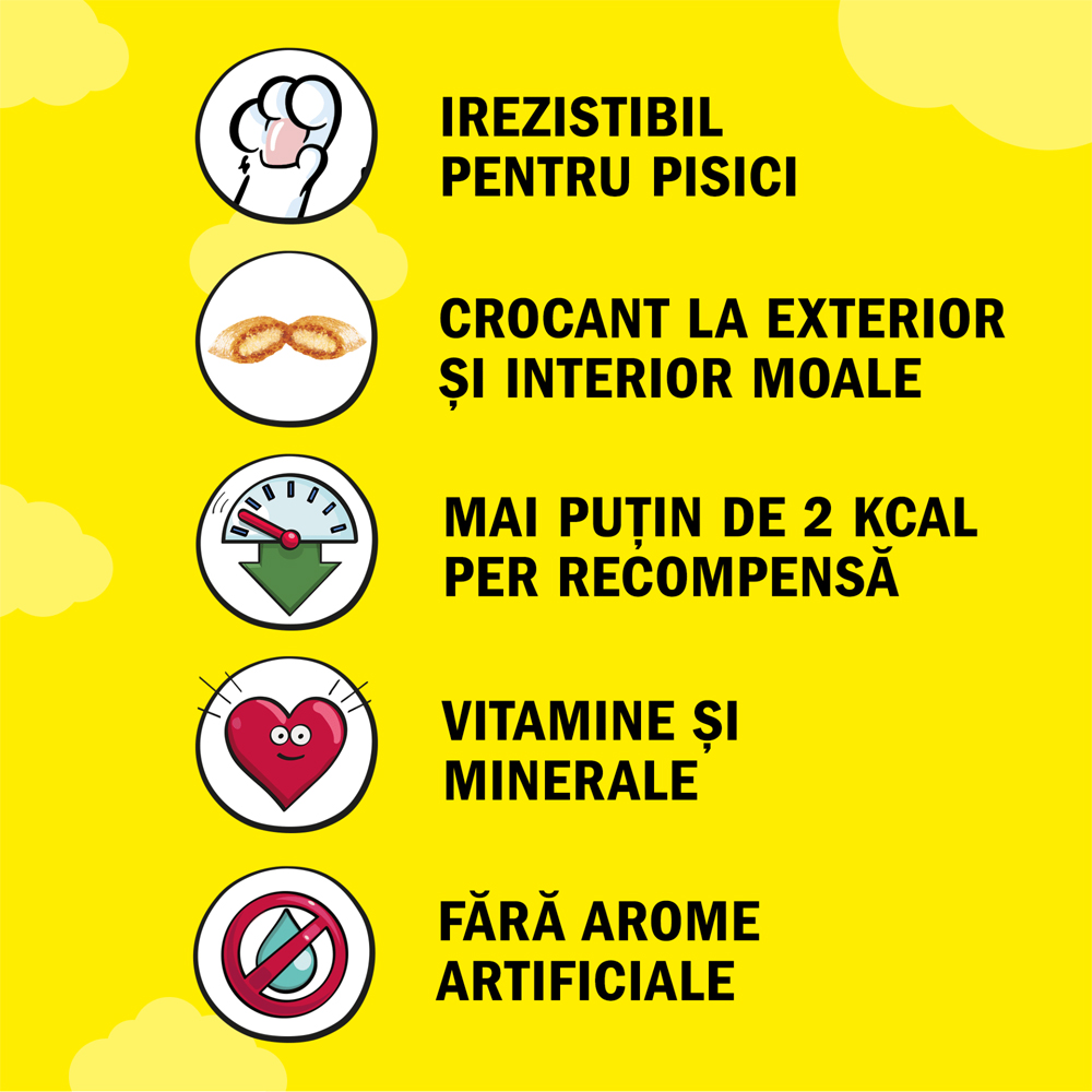 Recompense pentru pisici DREAMIES, Branza, 60 g