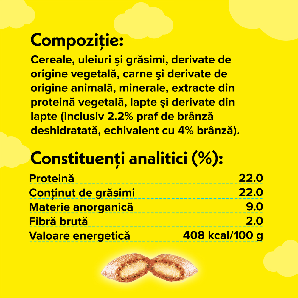 Recompense pentru pisici DREAMIES, Branza, 60 g