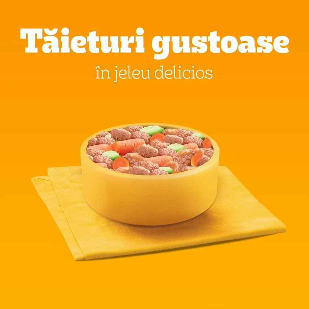 Hrana umeda pentru caini PEDIGREE, Adult, Pui si legume in sos, 100 g