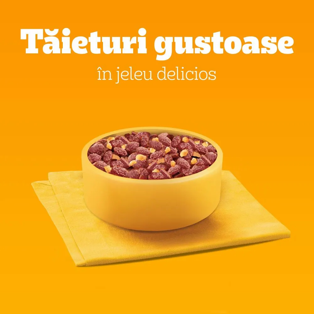 Hrana umeda pentru caini PEDIGREE, Adult, Vita si Ficat, 100 g