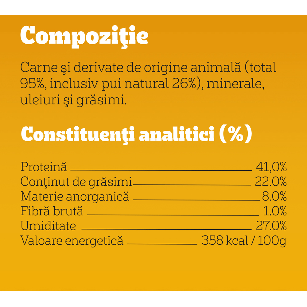Recompense pentru caini PEDIGREE Ranchos Jerkies, Pui, 70 g