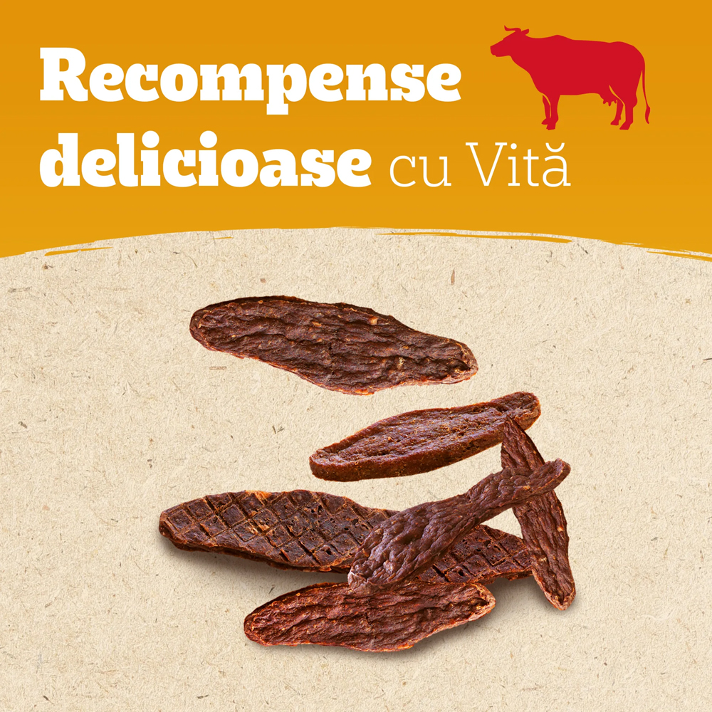Recompense pentru caini PEDIGREE Ranchos Jerkies, Vita, 70 g
