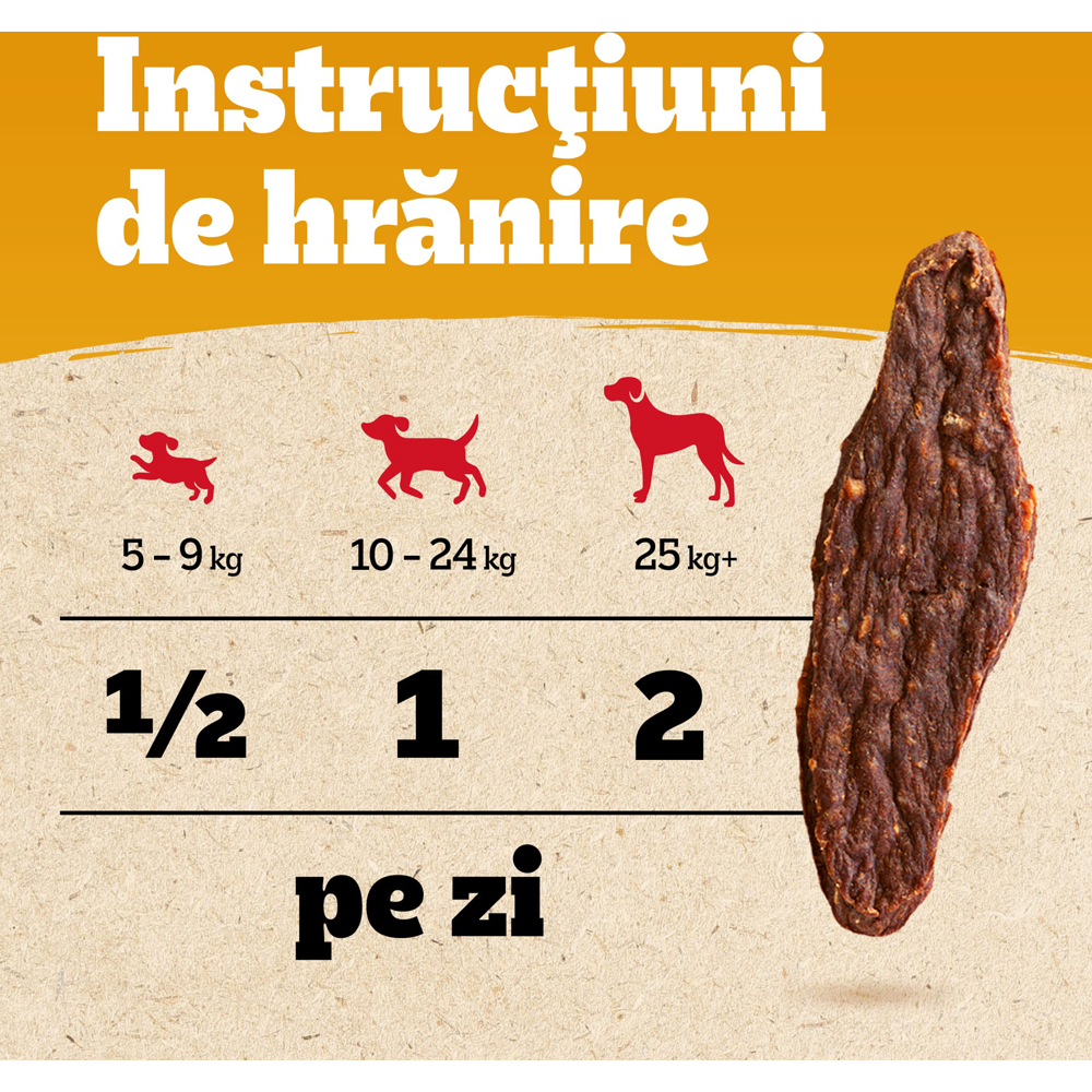 Recompense pentru caini PEDIGREE Ranchos Jerkies, Vita, 70 g