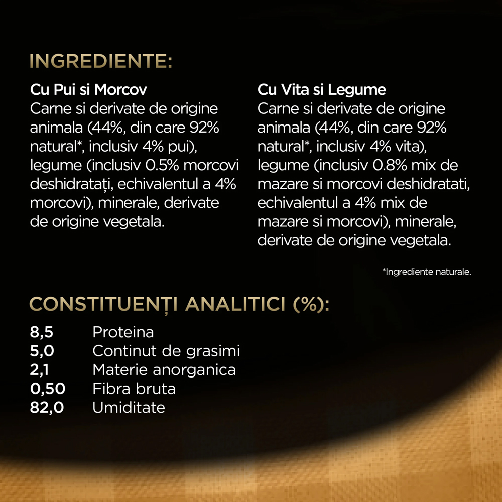 Hrana umeda pentru caini CESAR, Adult, Mix in aspic, 4 x 100 g