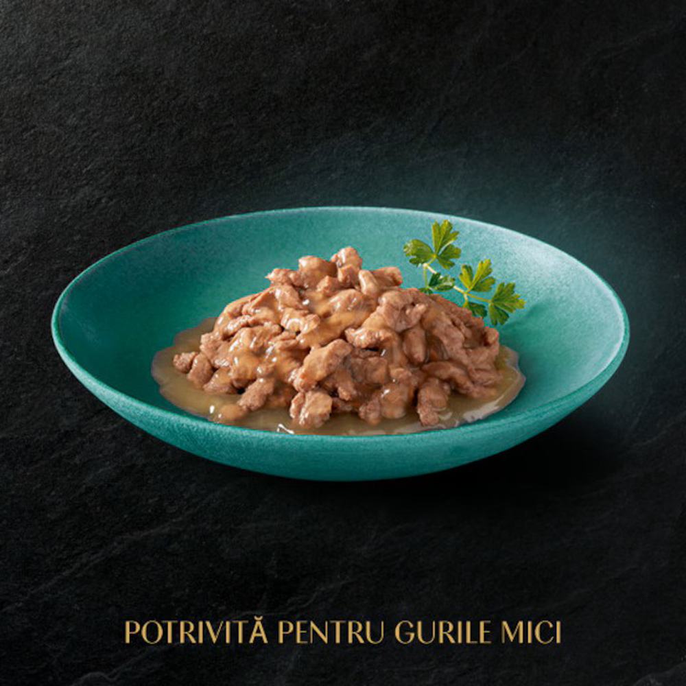 Hrana umeda pentru pisici SHEBA, Junior, Mix in sos, 4 x 85 g