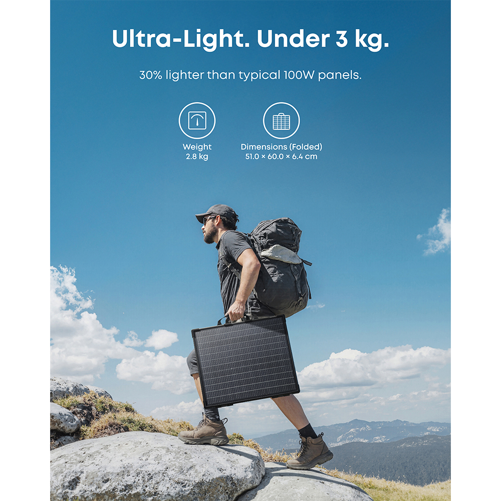 Panou solar ANKER Solix PS100, 100W, IP678