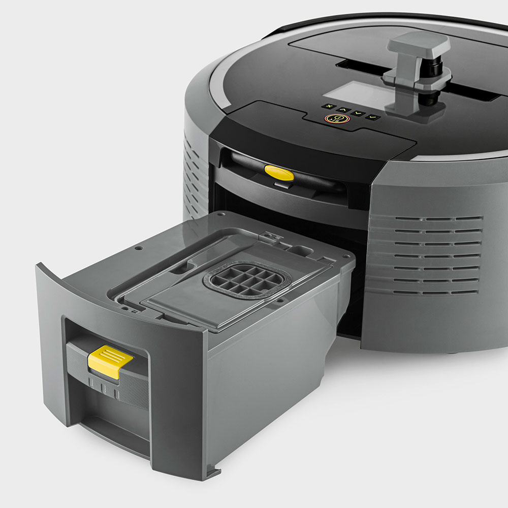 Aspirator robot KARCHER PROFESIONAL Kira CV 50 1.454-500.0, 4.5l, 36V, autonomie max 210 min, Wi-Fi, Navigare Lidar, negru
