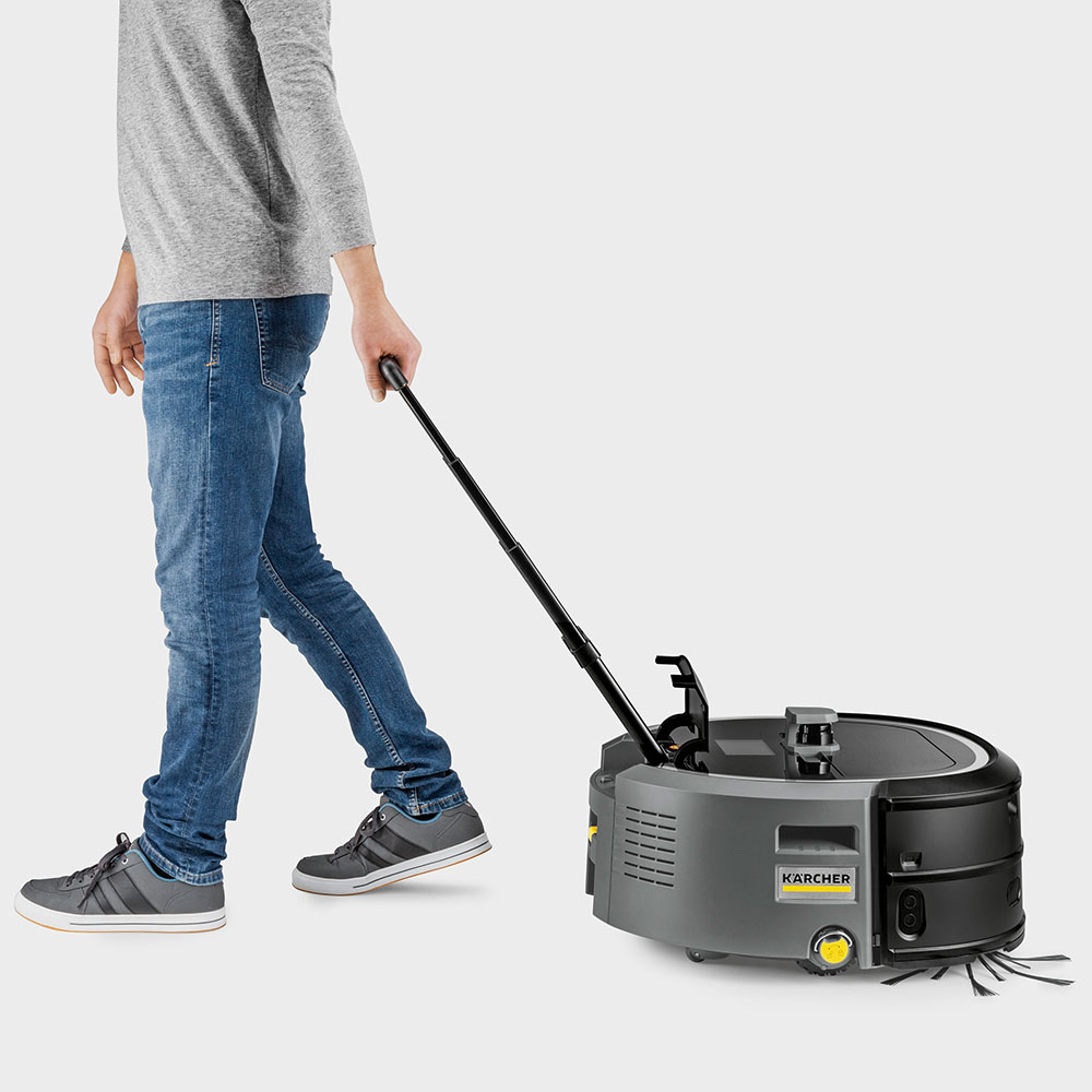 Aspirator robot KARCHER PROFESIONAL Kira CV 50 1.454-500.0, 4.5l, 36V, autonomie max 210 min, Wi-Fi, Navigare Lidar, negru