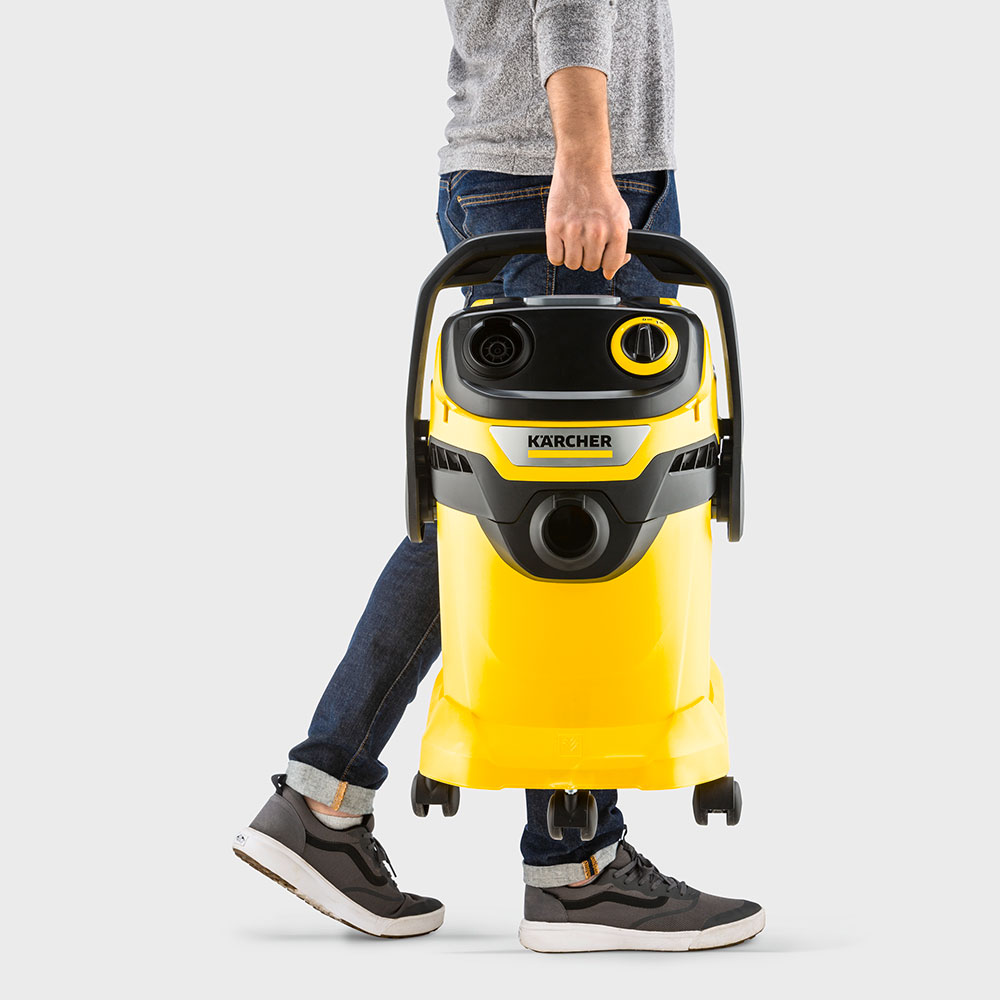 Aspirator multifunctional KARCHER WD 5 Control P 25/5/22 1.628-317.0, 25l, 1200W, 73dB, galben-negru 