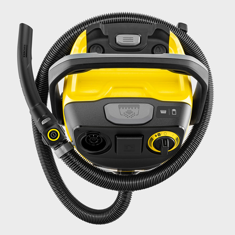 Aspirator multifunctional KARCHER WD 7 Control P S 30/6/35/T 1.628-385.0, 30l, 1400W, 73dB, argintiu-negru