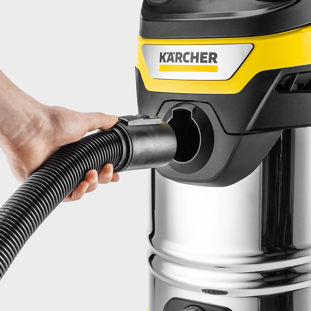 Aspirator multifunctional KARCHER WD 7 Control P S 30/6/35/T 1.628-385.0, 30l, 1400W, 73dB, argintiu-negru