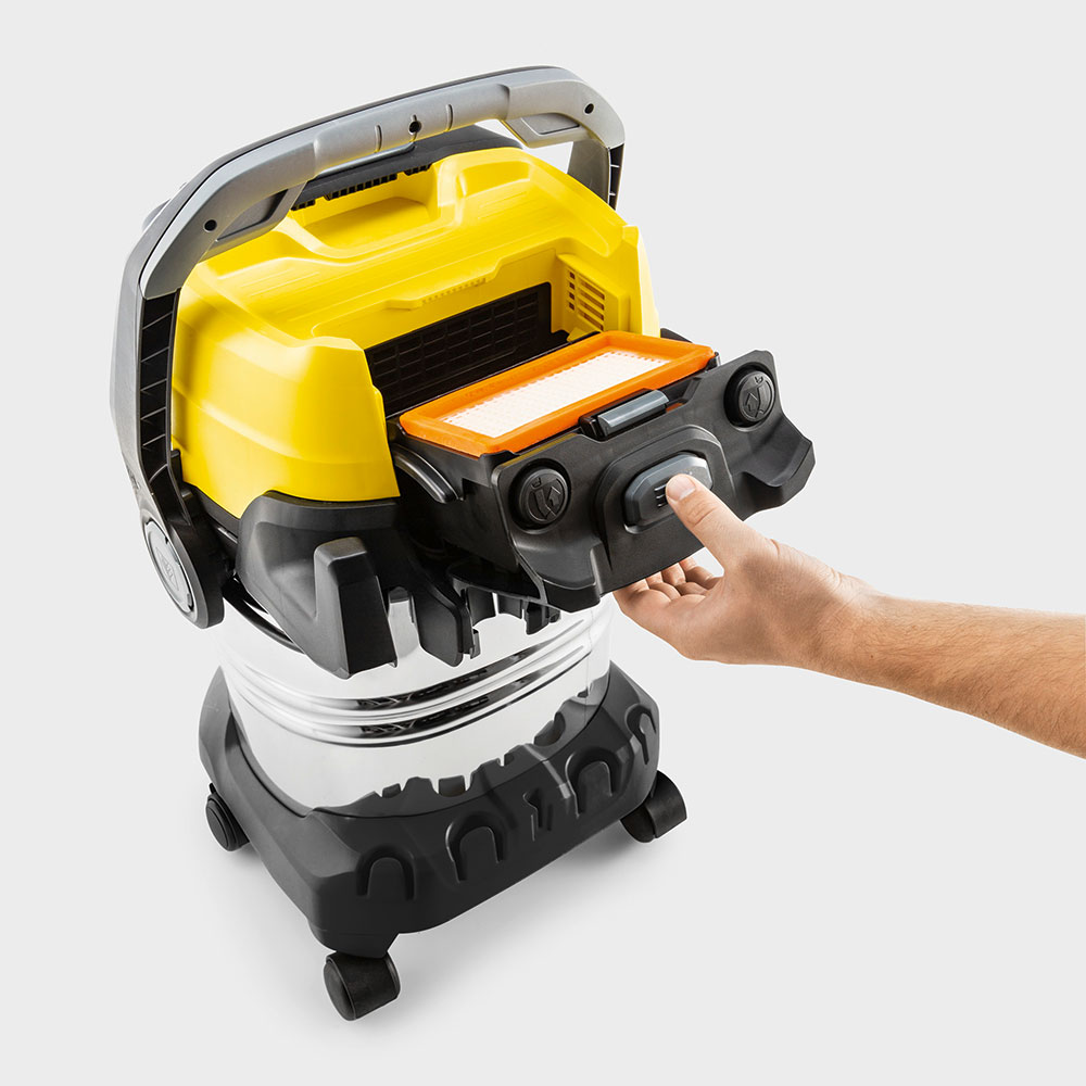 Aspirator multifunctional KARCHER WD 7 Control P S 30/6/35/T 1.628-385.0, 30l, 1400W, 73dB, argintiu-negru