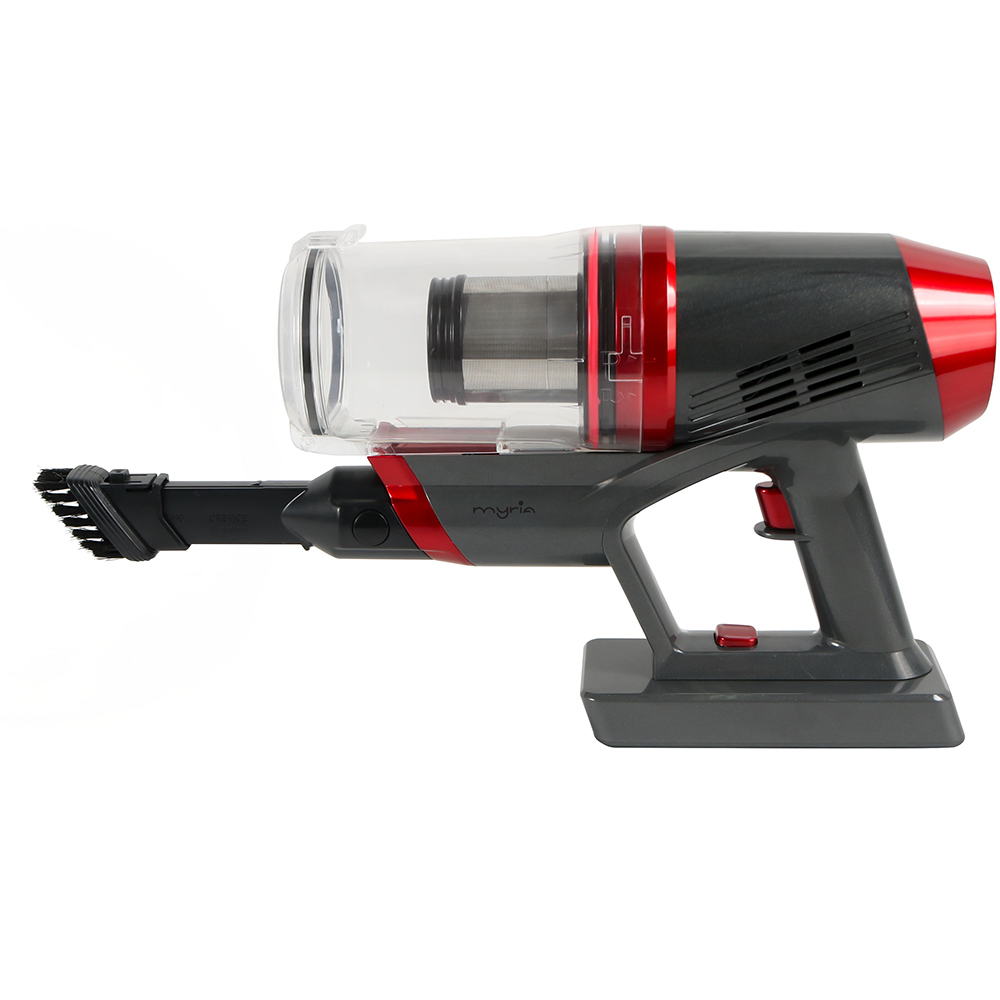 Aspirator vertical MYRIA MY4568, 0.5l, 22.2V, autonomie max 30 min, gri-rosu