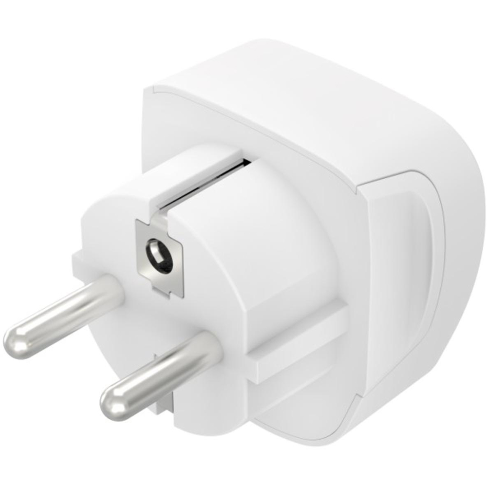 Adaptor priza HAMA 223456, Tip E si F, EU, alb