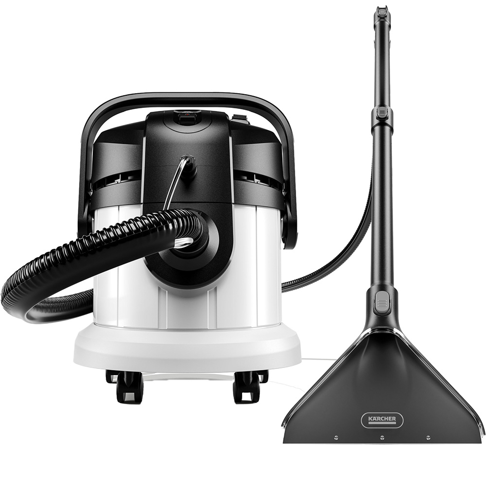 Aspirator cu spalare KARCHER SE 4 Plus Spezial, 4l, 1000W, alb