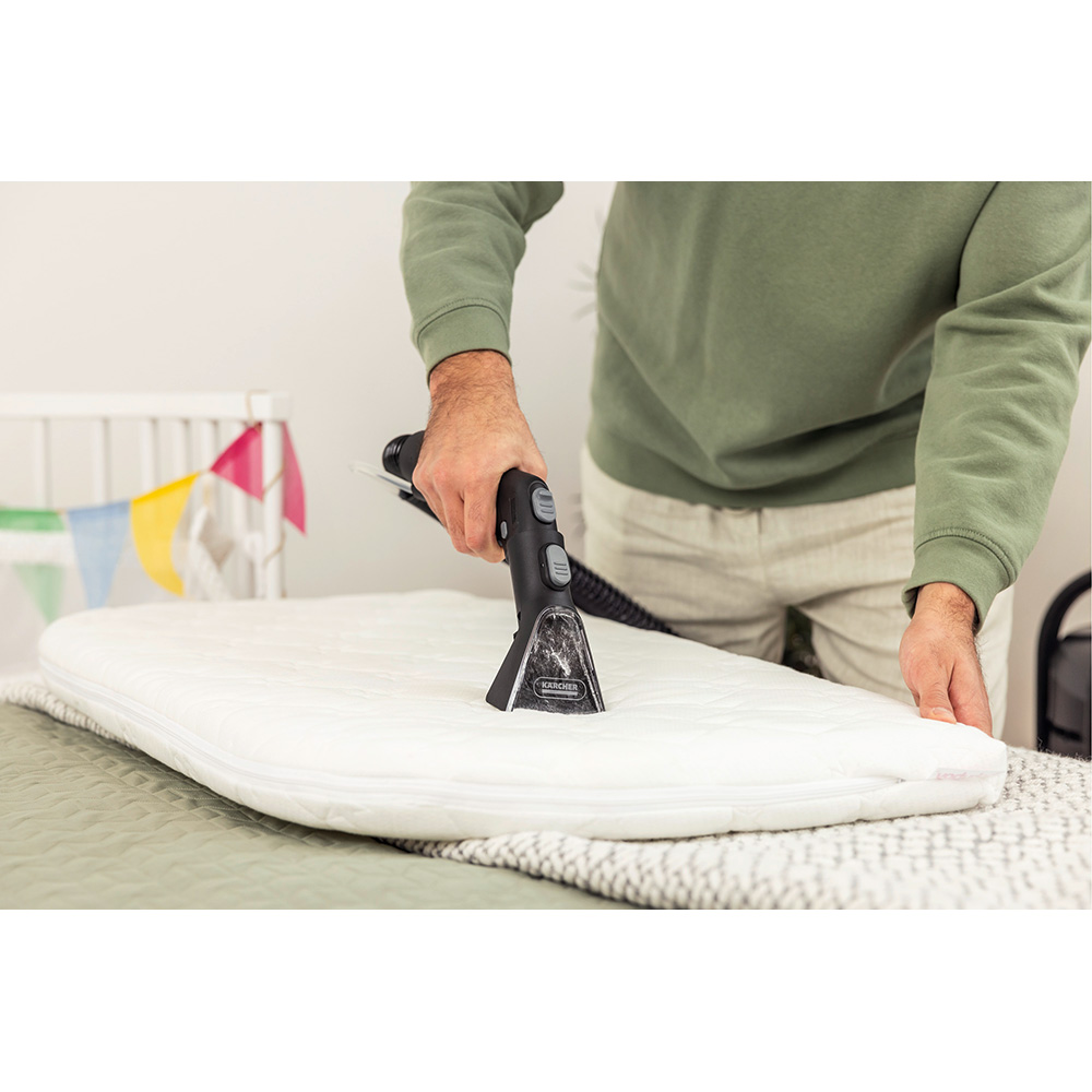 Aspirator cu spalare KARCHER SE 4 Plus Spezial, 4l, 1000W, alb
