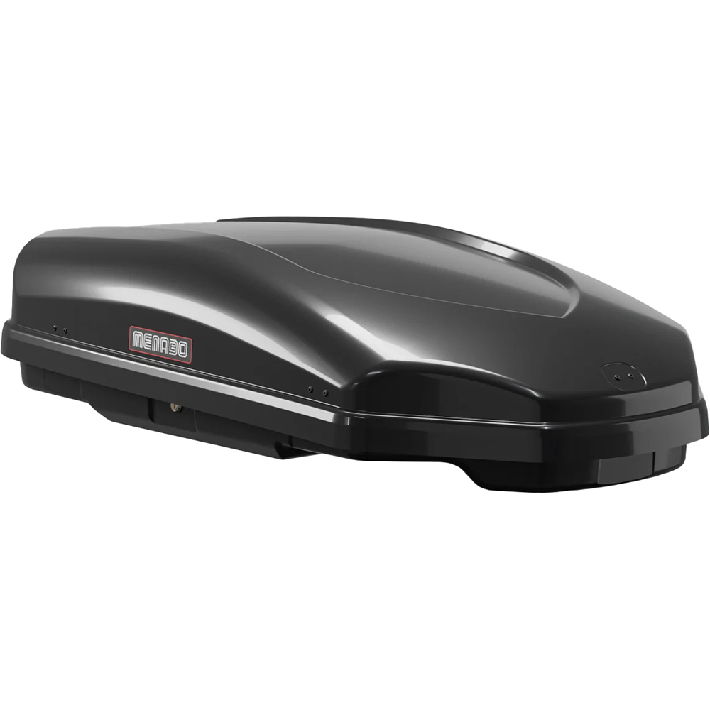 Cutie portbagaj MENABO Satellite, 330l, negru lucios