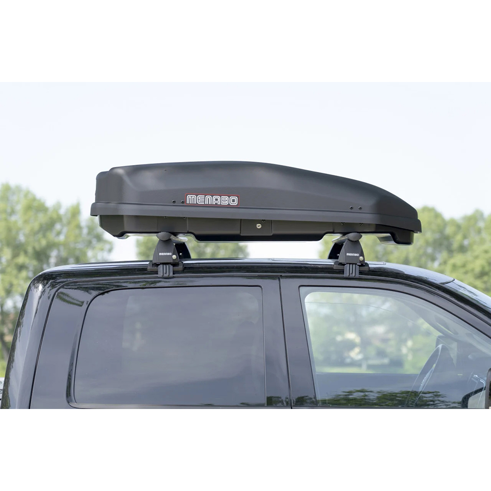 Cutie portbagaj MENABO Satellite, 330l, negru mat
