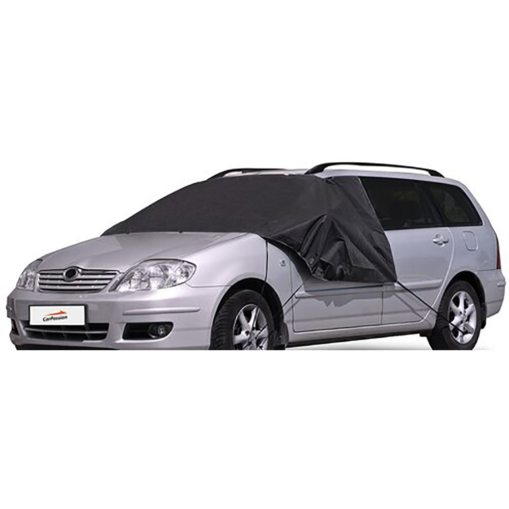 Parasolar parbriz CARPASSION, 145 x 100 x 135cm, gri
