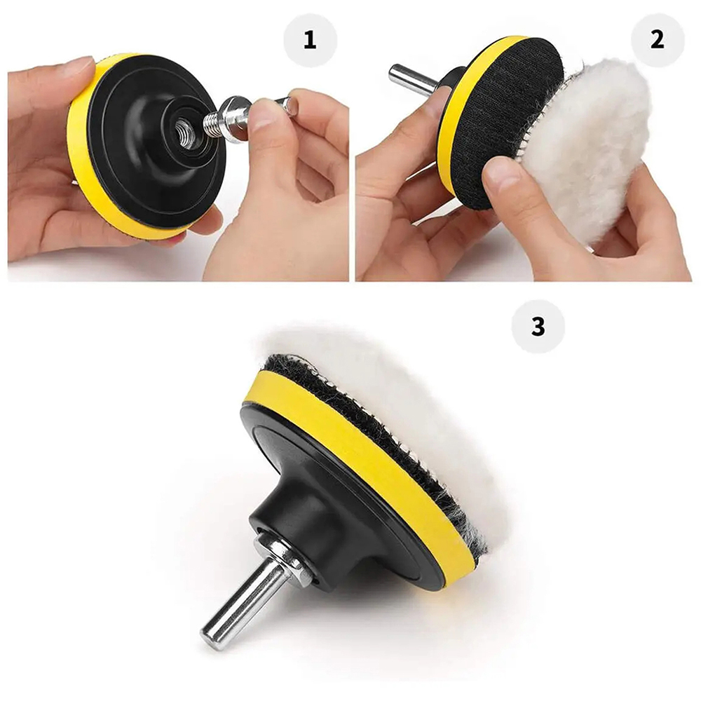 Set polish auto ROLL FAST 10160R, taler 8cm, 22 piese