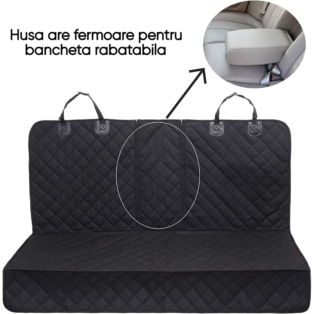 Husa protectie animale bancheta ROLL FAST 10220R, 133 x 43 x 116cm, negru