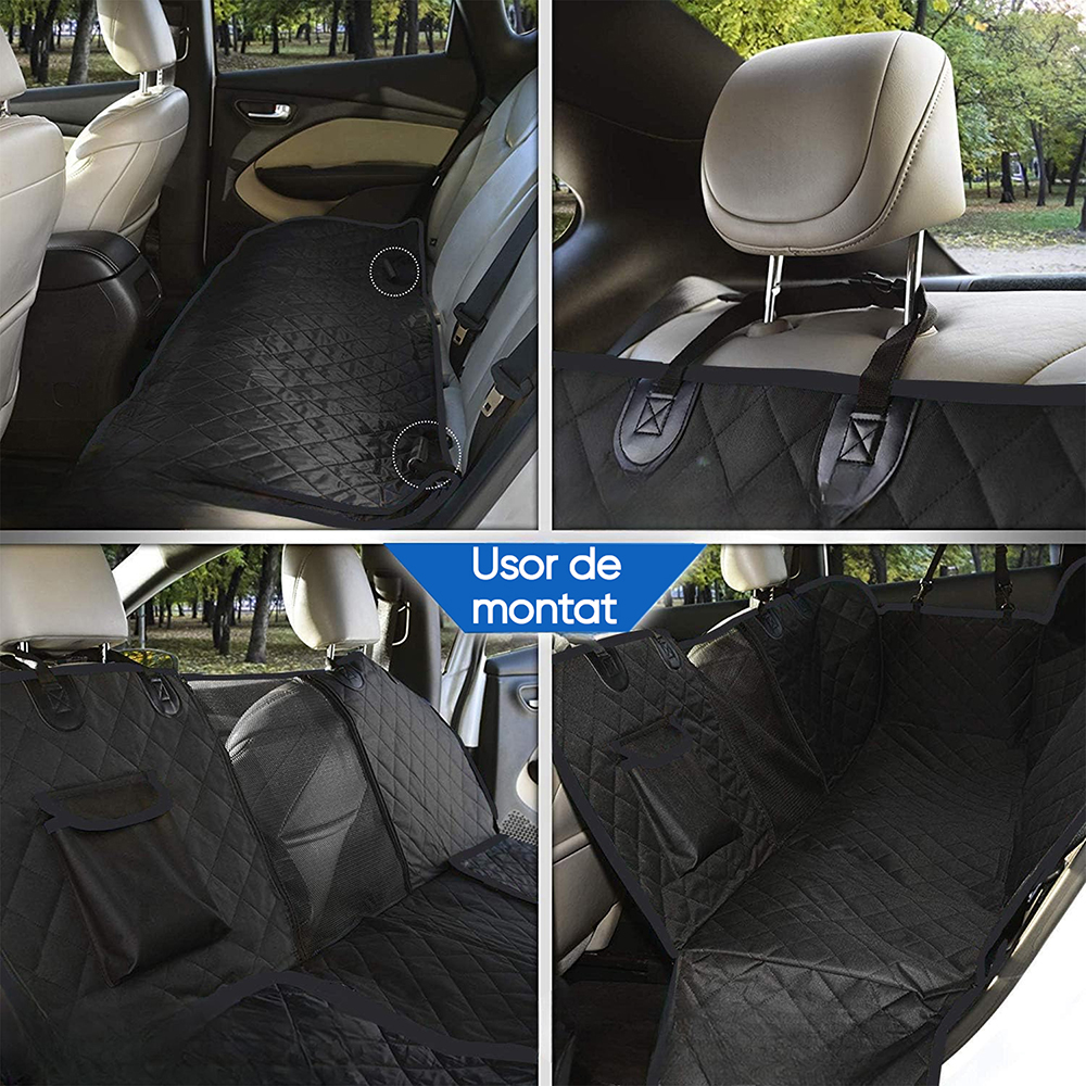 Husa protectie animale bancheta ROLL FAST 10510R, 141 x 134cm, negru