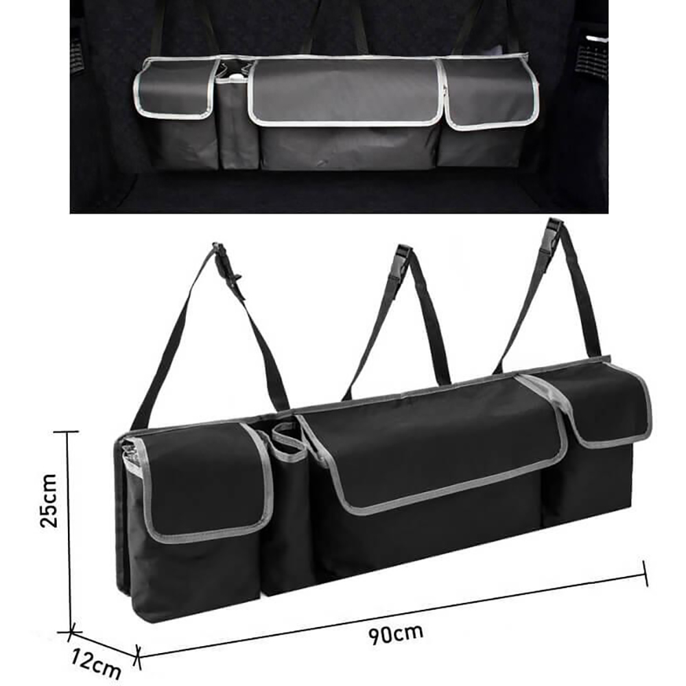 Organizator portbagaj ROLL FAST 10811R, 90 x 12 x 25 cm, negru