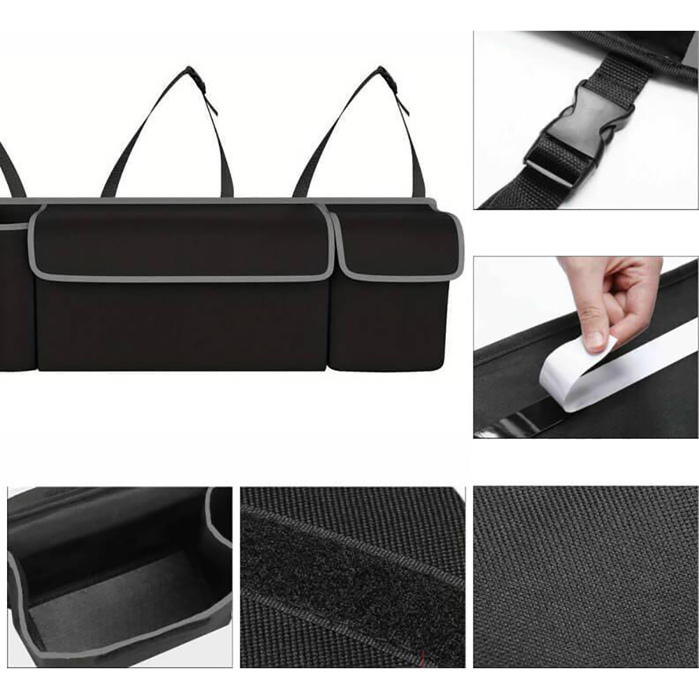 Organizator portbagaj ROLL FAST 10811R, 90 x 12 x 25 cm, negru