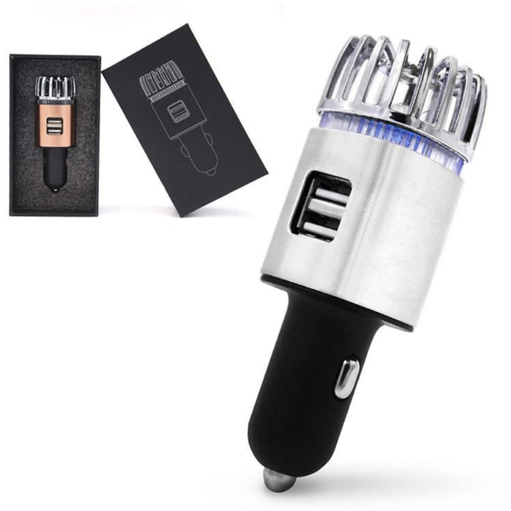 Purificator aer auto, ROLL FAST 11022R, incarcator USB, negru