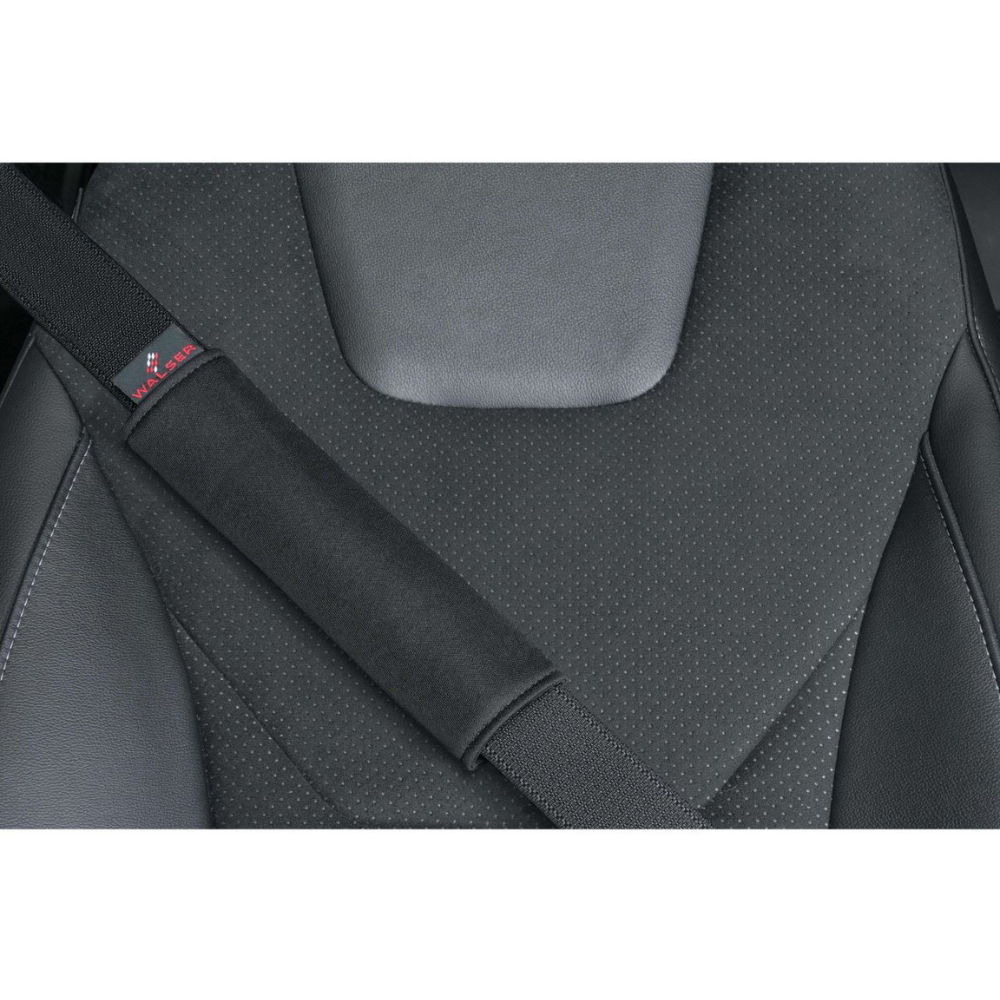 Set protectii centuri auto WALSER 13565, 2buc, negru