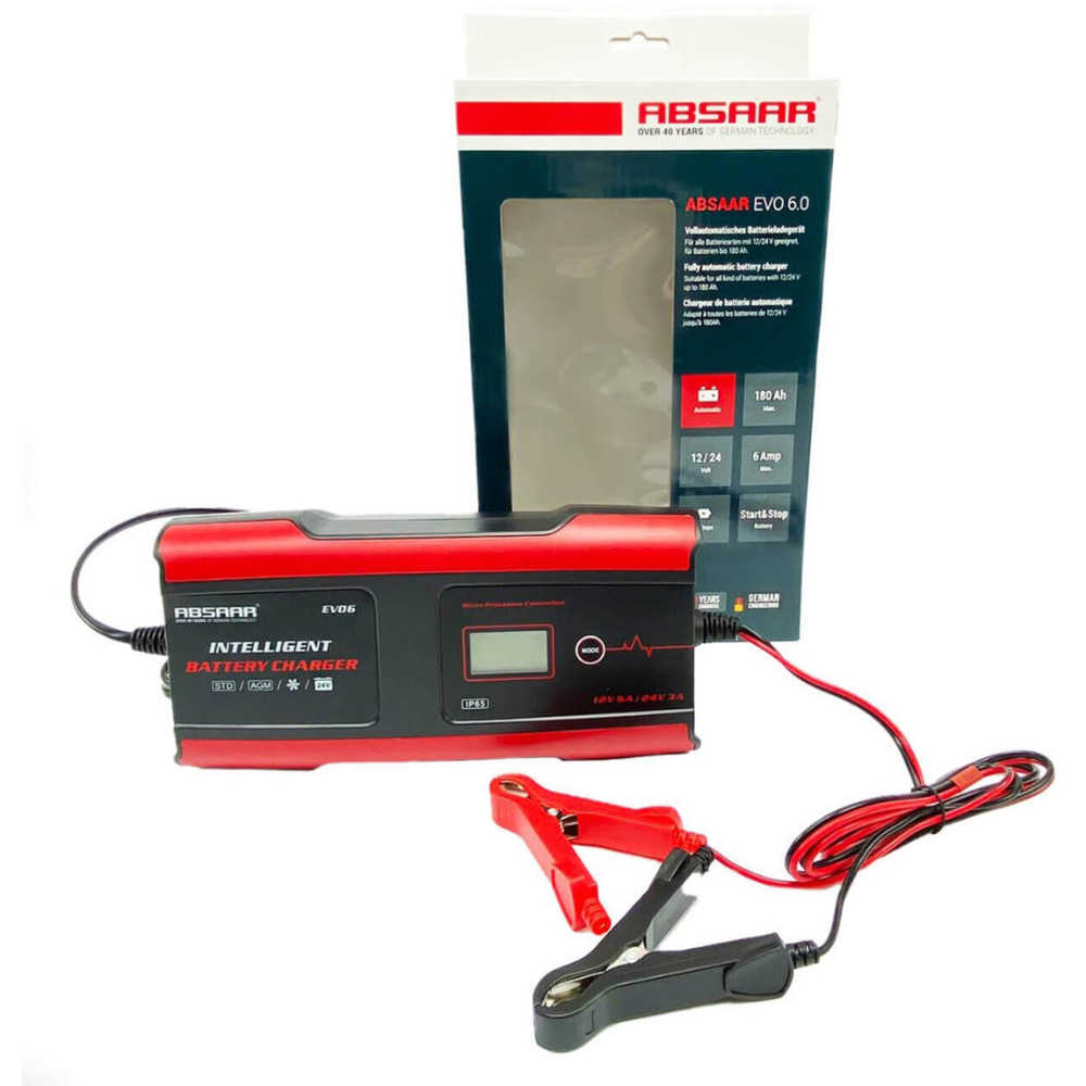 Redresor auto ABSAAR 158002, 12V/24V, 6A
