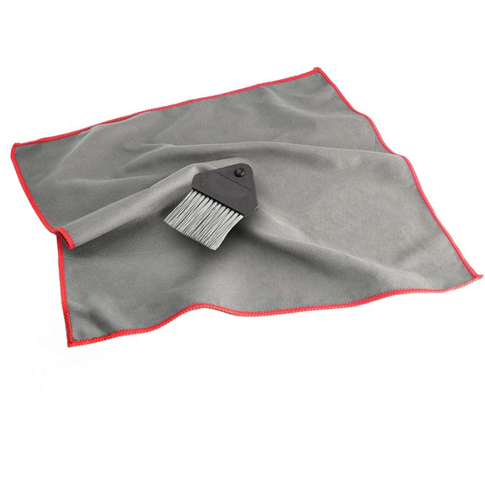 Laveta microfibra cu perie WALSER 16163, 40 x 40cm, 1buc