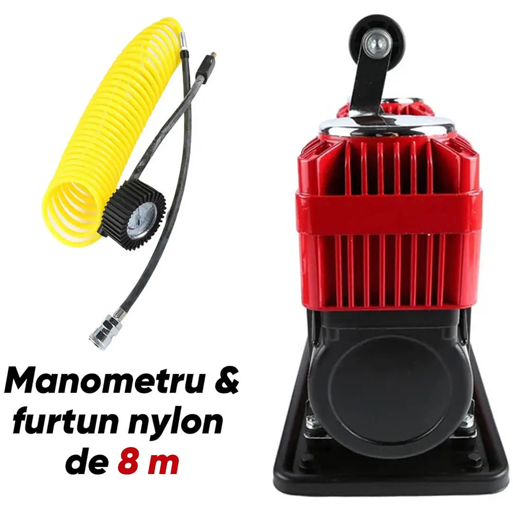Compresor auto profesional ROLL FAST 18610R, 150PSI, 12V