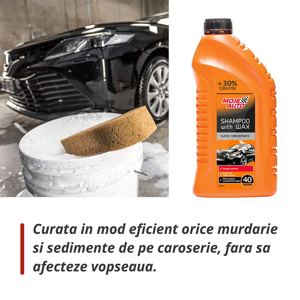 Sampon auto cu ceara MOJE AUTO 19027, 1.3l