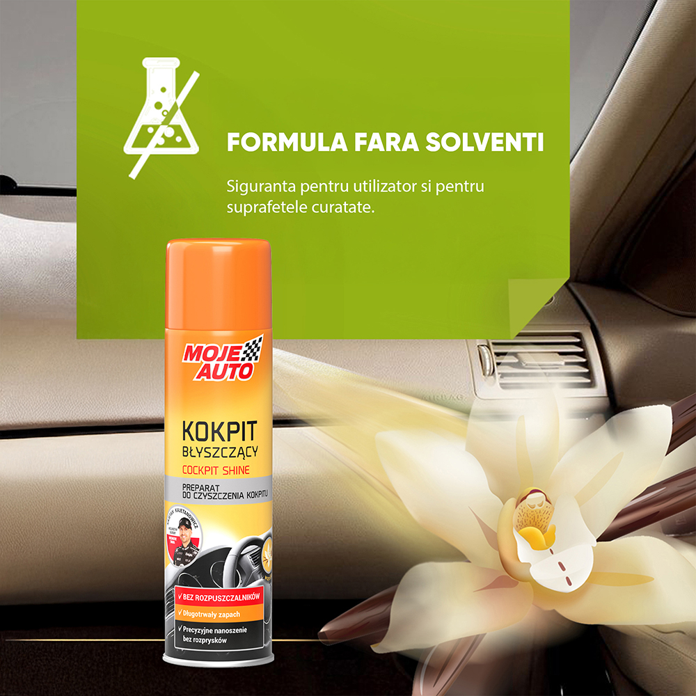 Spray bord MOJE AUTO 19562, vanilie, 500ml