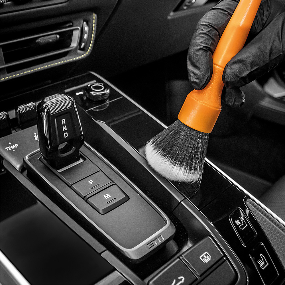 Pensula detailing MOJE AUTO, interior/exterior, portocaliu