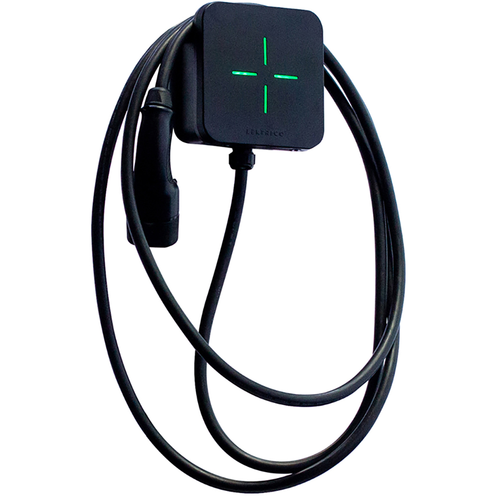 Statie incarcare masini electrice LEKTRI.CO One Safe, monofazat 7.4kW, 32A, Type 2, cablu 5m, Wi-Fi, negru
