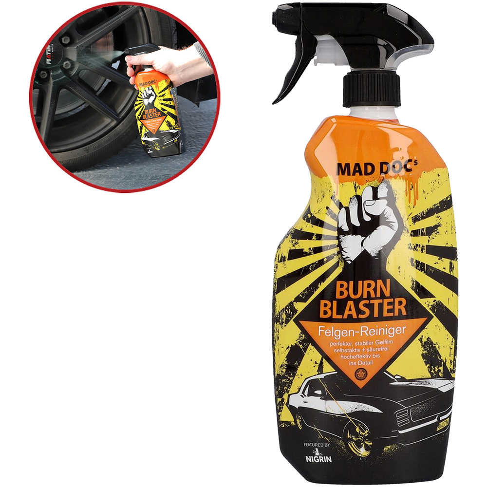 Solutie curatare jante auto NIGRIN Mad Docs, 750ml