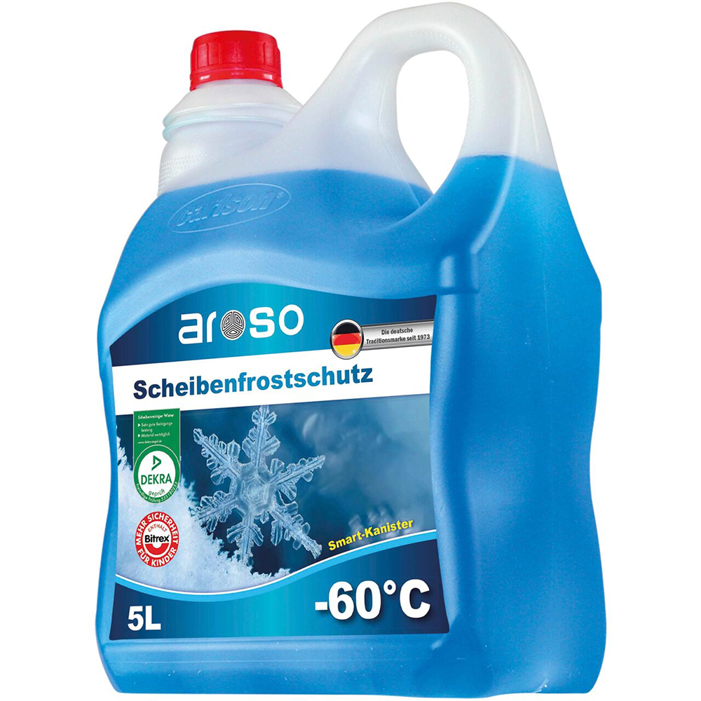 Solutie de curatat parbrizul AROSO, iarna, -60grade, 5L