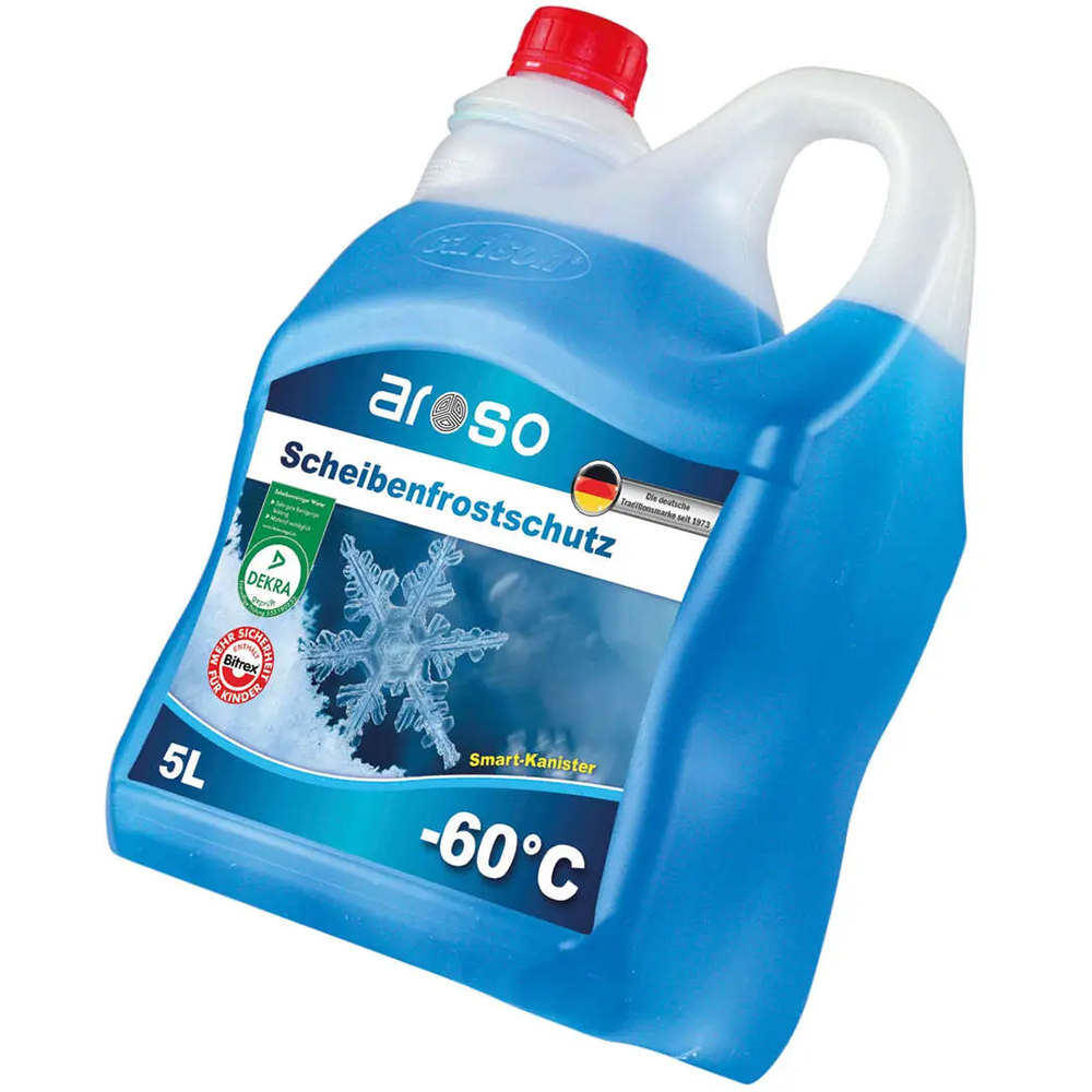 Solutie de curatat parbrizul AROSO, iarna, -60grade, 5L