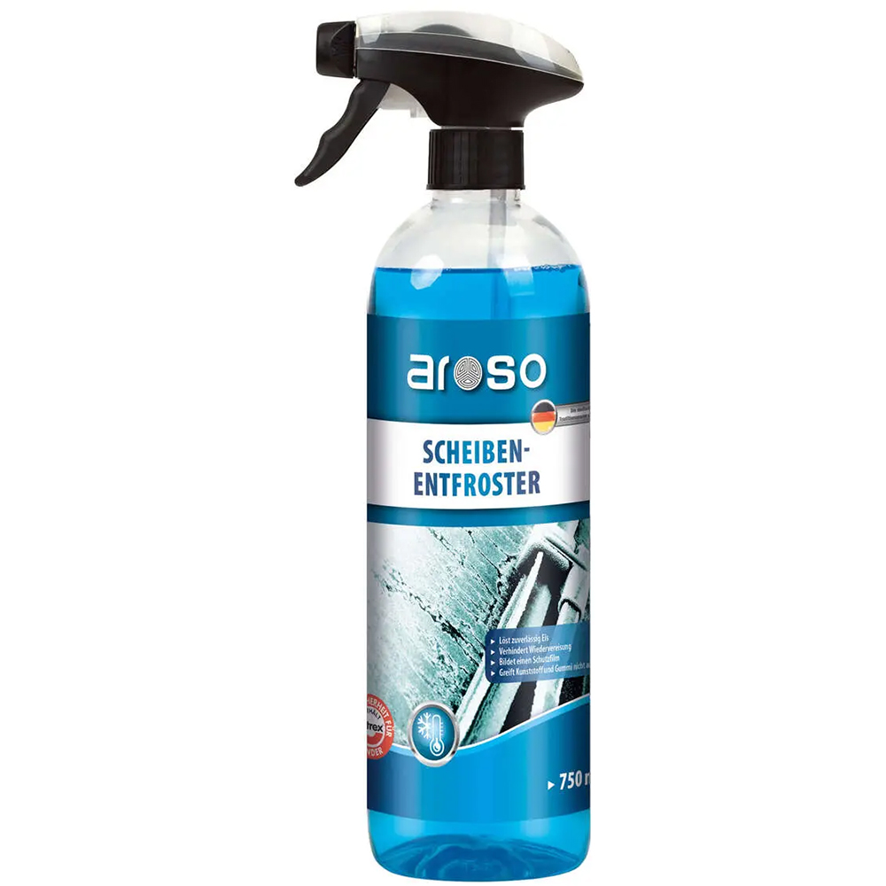 Solutie dezghetare geamuri AROSO, 750ml