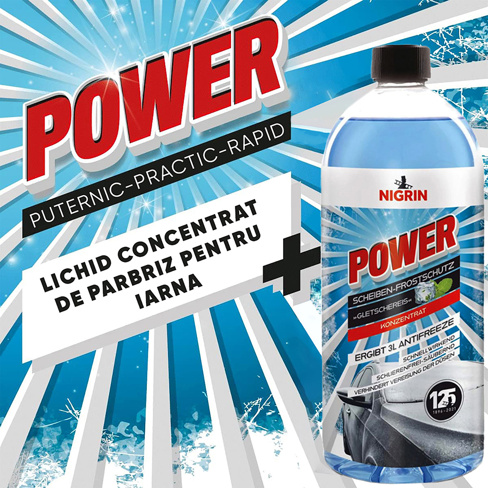 Lichid parbriz NIGRIN, iarna, -52C, 1l