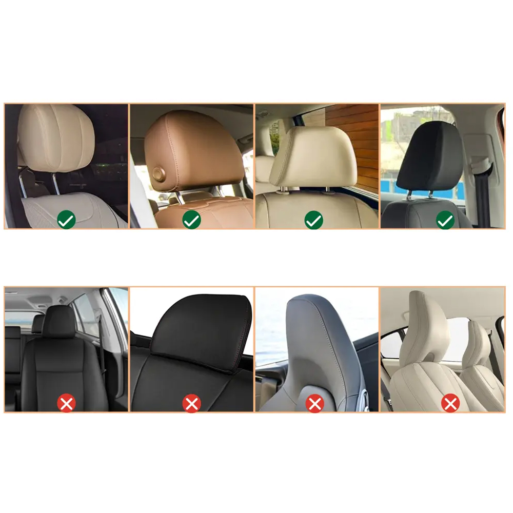 Tetiera auto ROLL FAST 22020R, reglabila, negru