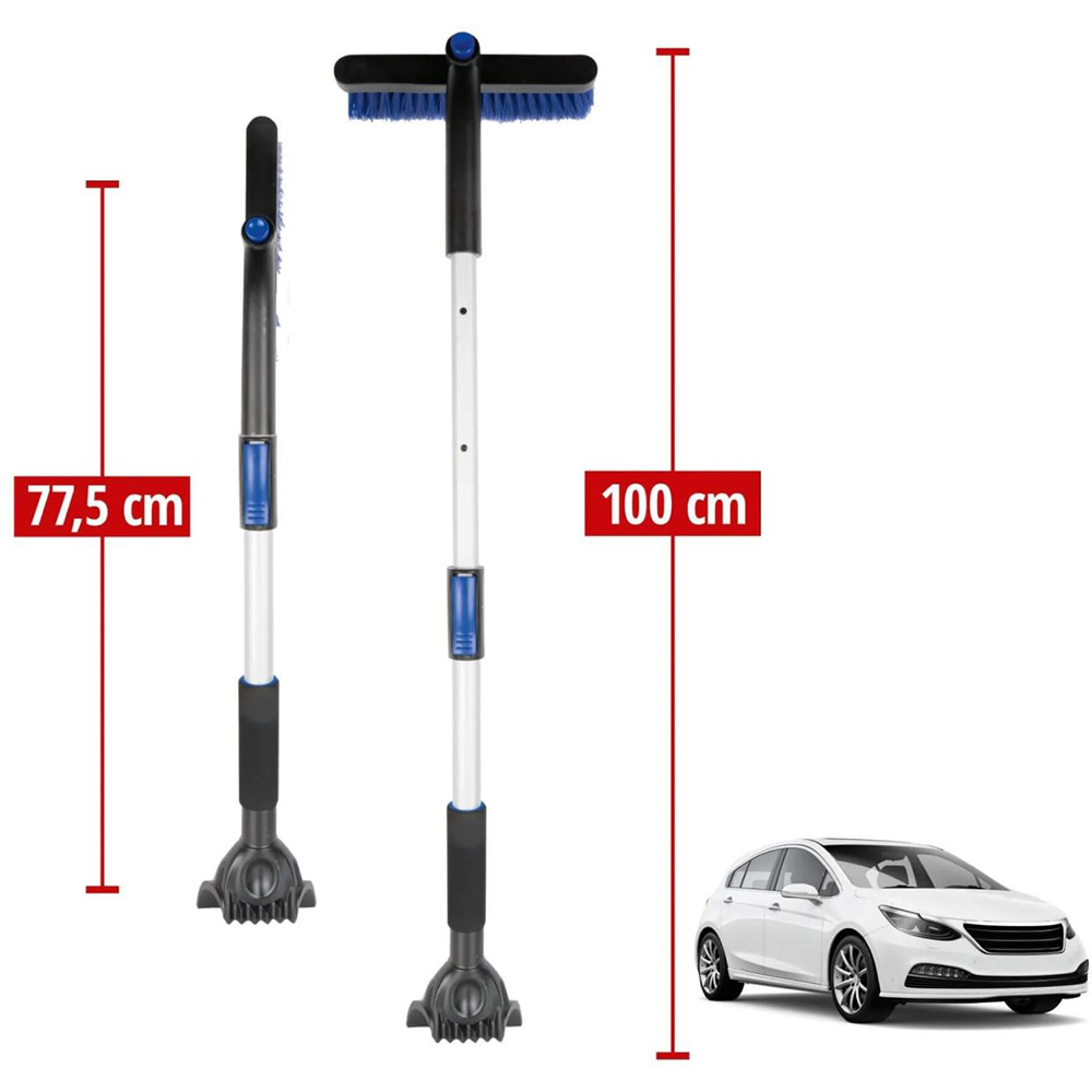 Racleta telescopica WALSER 23042, 77.5-100cm, negru-albastru